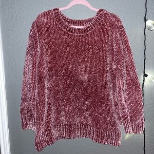 Orvis large pink sweater